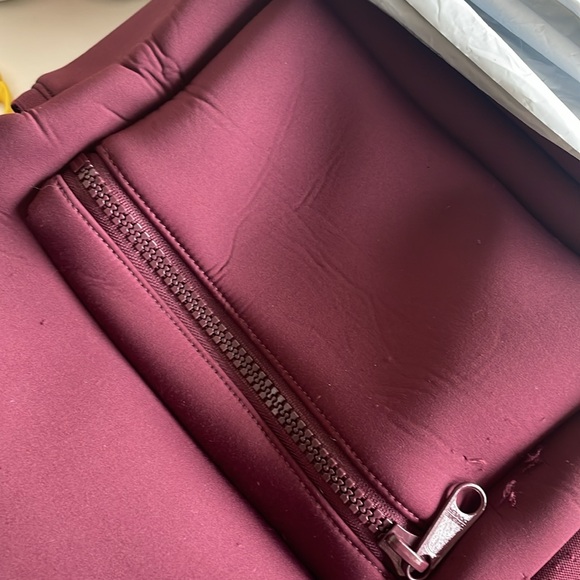 LARGE Dagne Dover DAKOTA Red Maroon Backpack Laptop bottle TRAVEL luggage bag - Picture 15 of 15